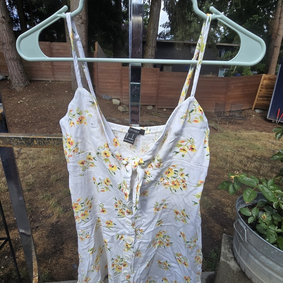 Forever 21 Floral Button-Down Sundress - Picture 1 of 4